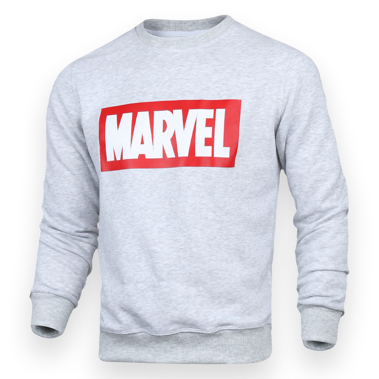 Світшот чоловічий білий меланж MARVEL з лого WTGRI L (Р) 18-502-001
