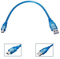 Кабель USB AM - mini USB 30 см