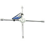 Ключ-хрест балонний 17x19x21x1/2 ПРОФІ-посилений SATRA S-CROSS, фото 2