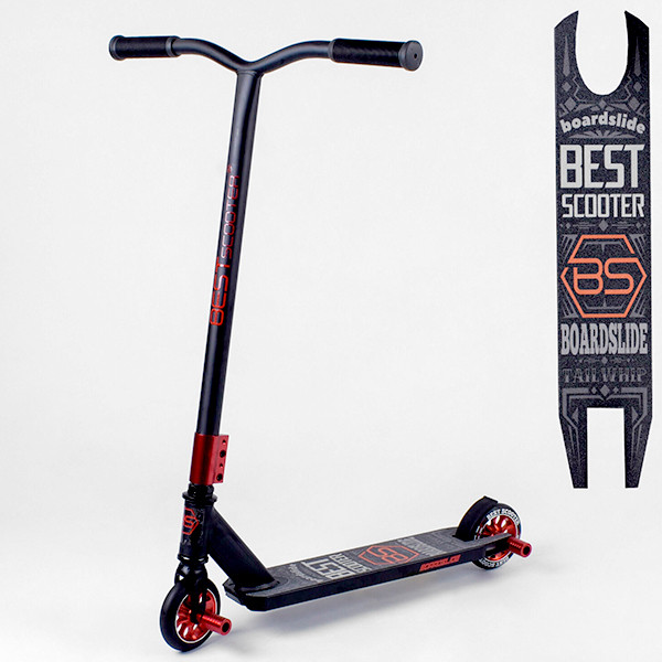 Самокат трюковий 88397 Best Scooter ПЕГІ, алюмінієвий диск і дека, фото 1