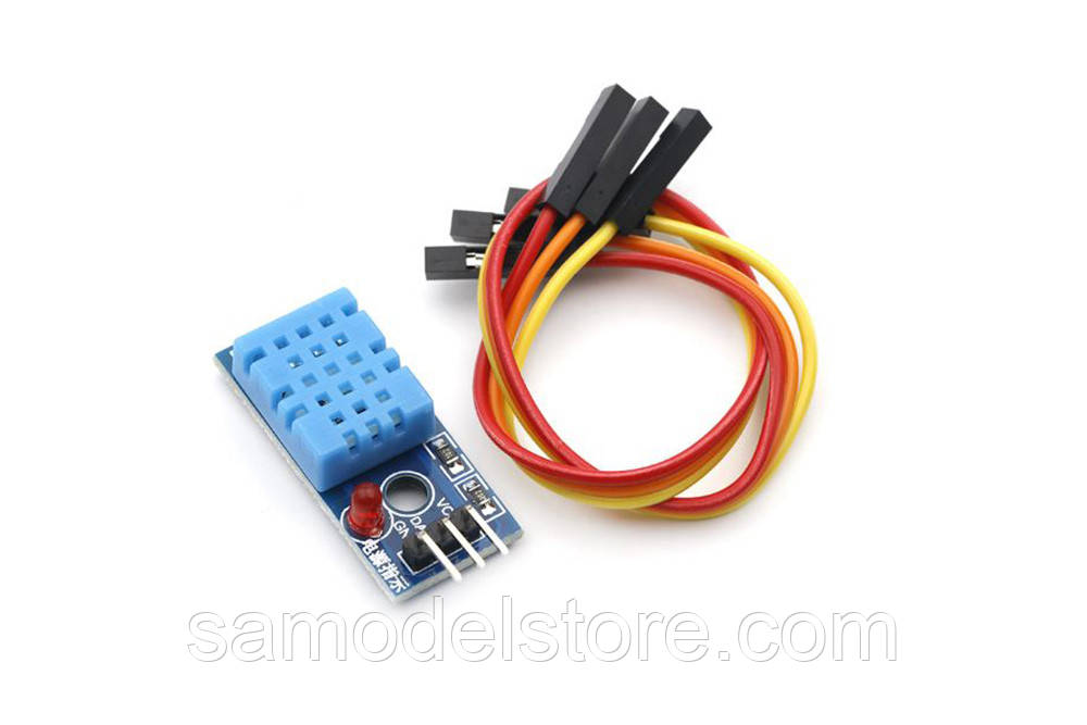 Модуль датчика температури та вологості для Arduino DHT11, фото 1