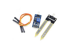 Датчик вологи, гігрометр, напруга живлення 4-5в, увімкнення регулюється потенціометром