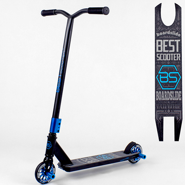Самокат трюковий 55766 Best Scooter, алюмінієвий диск і дека, фото 1