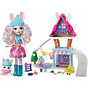 Набір Enchantimals Зимовий котедж Лижний шале та лялька Кролик GJX50, фото 2