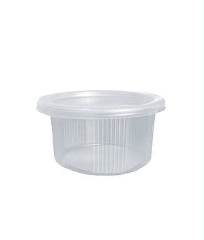 Одноразова упаковка для перших страв ПП-115 на 350 мл прозора, 500 шт/уп