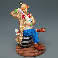 Статуэтка Клоун с поросенком 14 см 030509 Veronese