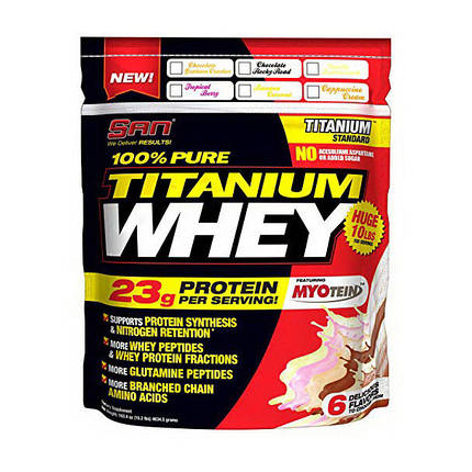 Протеїн SAN 100% Pure Titanium Whey 4,63 кг, фото 2