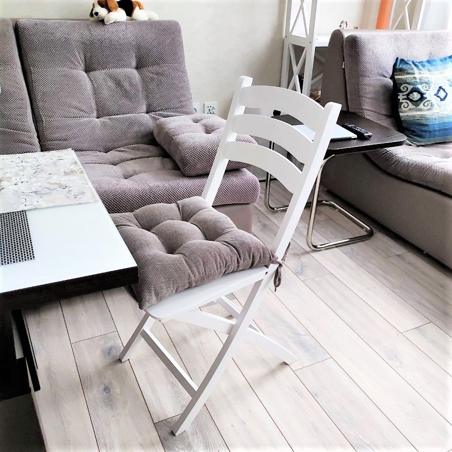 Складной деревянный стул Silla Белый - фото 1 - id-p1231958659