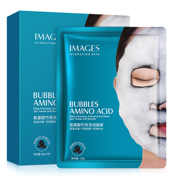 Бульбашкова маска на тканинній основі Bubbles Amino Acid Mask Images