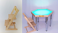 Стілець регульований Art&Play®, дерево, фото 3