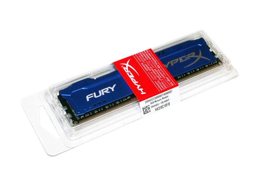 DDR3 1866 HyperX Fury 8GB (HX318C10F/8) PC3-14900 оперативная