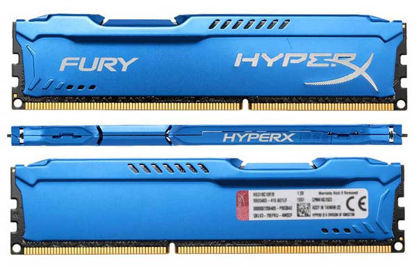 DDR3 1866 HyperX Fury 8GB HX318C10F 8 PC3 14900 1866MHz Blue 3 8 2400