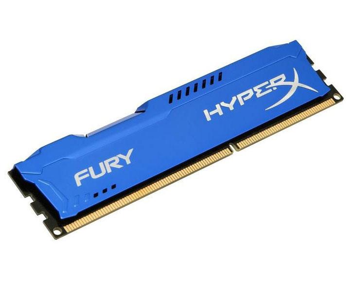 DDR3 1866 HyperX Fury 8GB (HX318C10F/8) PC3-14900 оперативна пам'ять 1866MHz Blue - 8 Гб ДДР3