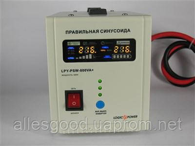 ДБЖ Logicpower LPY-PSW-800VA+ (560 Вт) 5A/15A з правильною синусоїдою. 100% оригінал!