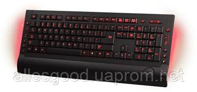 Клавіатура з підсвічуванням літер HQ-Tech KB-327F, 3 кольори, USB, мультимедія