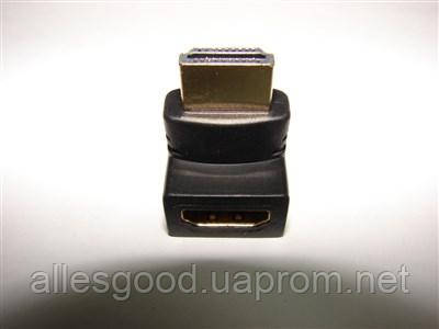 Перехідник HDMI F/M, 90° (90 градусів)