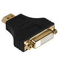 Перехідник HDMI (Male) -> DVI (Female), позолота