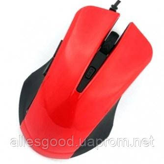 Миша DeTech DE-4233 Red, USB