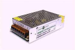 Блок живлення 12 V 5 А імпульсний Green Vision GV-SPS-C 12V5A-LS (60 W), перфорований корпус