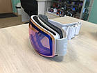 Гірськолижна маска Smith Skyline White Vapor Фотохромна лінза ChromaPop Photochromic Rose Flash (S1-S2), фото 6