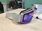 Гірськолижна маска Smith Skyline White Vapor Фотохромна лінза ChromaPop Photochromic Rose Flash (S1-S2), фото 4