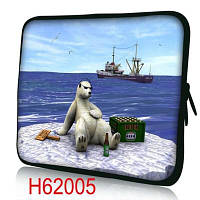 Чехол для планшета/нетбука 11.6-12" гламур HQ-Tech H62005 "Мишка на отдыхе" неопреновый 30x23,5см