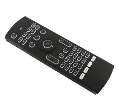 Пульт для телевізора з клавіатурою HQ-Tech MX3-Voice-LED RU (Airmouse+Voice) з мікрофоном і підсвіткою, 2.4G