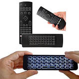 Пульт для телевізора з клавіатурою HQ-Tech MX3-Voice-LED RU (Airmouse+Voice) з мікрофоном і підсвіткою, 2.4G, фото 3