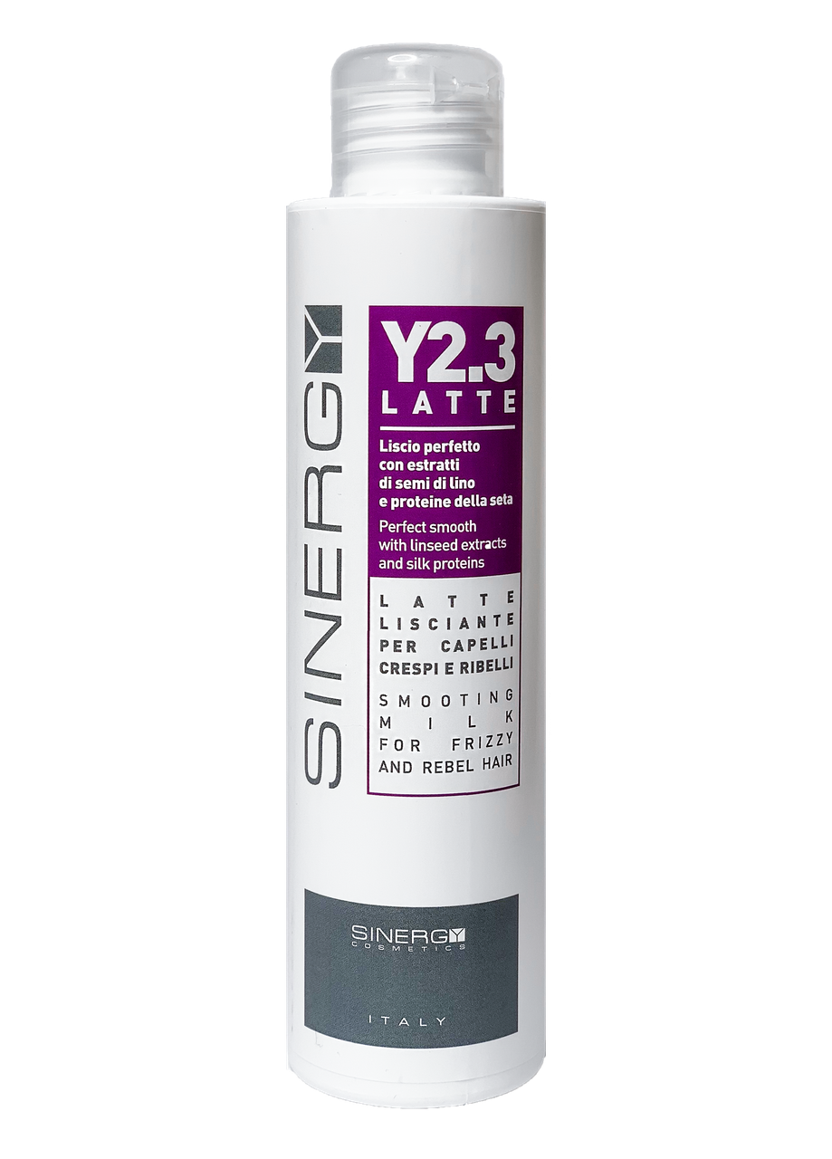 Крем для гладкості неслухняного волосся + термозахист Sinergy Y2.3 LATTE, 250мл