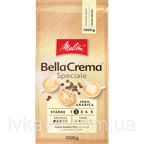 Кава в зернах Melitta BellaCrema Speciale, 1 кг, фото 2