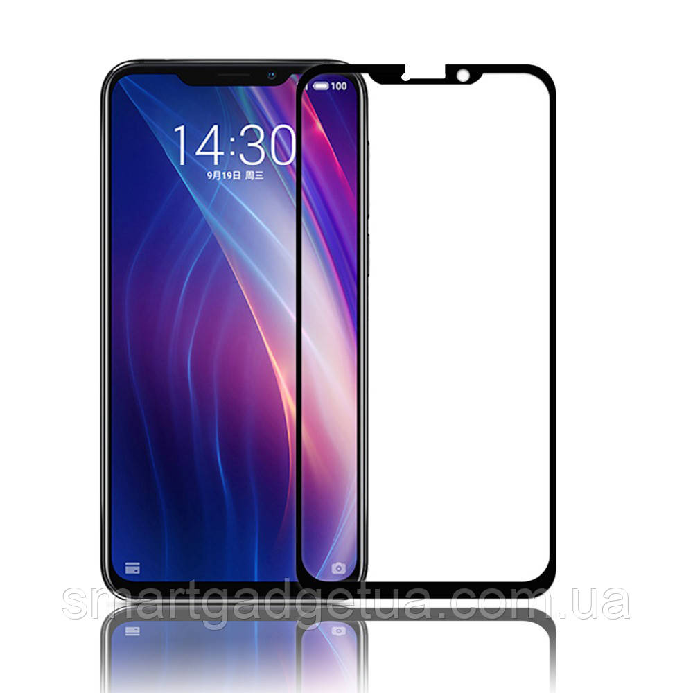 Захисне скло 3D, 9H для телефона Meizu X8, (Захоплення скло)