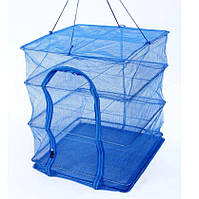 Сітка для висушування риби Stenson "U" SF24146-45, 3 рівні, 45х45х68 см