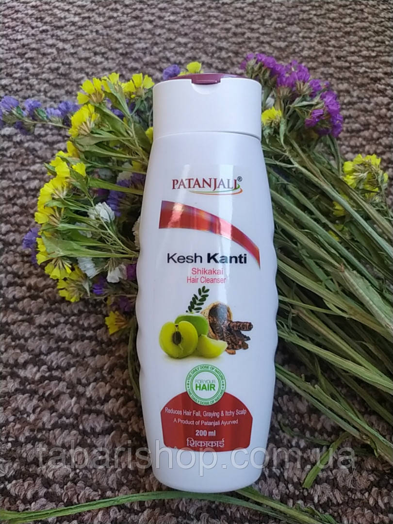 Шампунь Кеш Канті Шікакай Патанджалі, Shampoo Kesh Kanti Shikakai Patanjali, 200мл