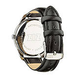 Годинник ZIZ Початок пригод (ремінець насичено - чорний, срібло) + додатковий ремінець подарунки на день, фото 2