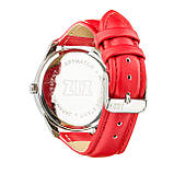 Годинник ZIZ Єдиноріг (ремінець маково - червоний, срібло) + додатковий ремінець подарунок, фото 2
