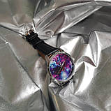 Годинник ZIZ Галактика (ремінець насичено - чорний, срібло) + додатковий ремінець подарунок, фото 4