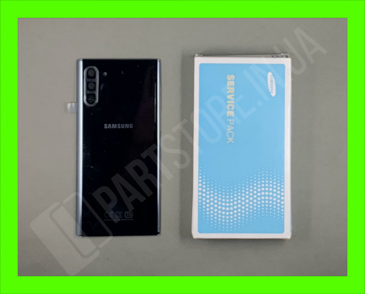 Кришка Samsung N970 Black Note 10 (GH82-20664A) сервісний оригінал
