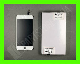 Дисплей iPhone 6 White (4.7 in) Original 100% з рамкою (відновлене скло), фото 2
