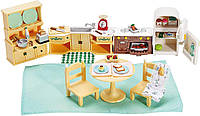 Набор Sylvanian Families кухня делюкс Calico Critters Deluxe Kozy Kitchen Set