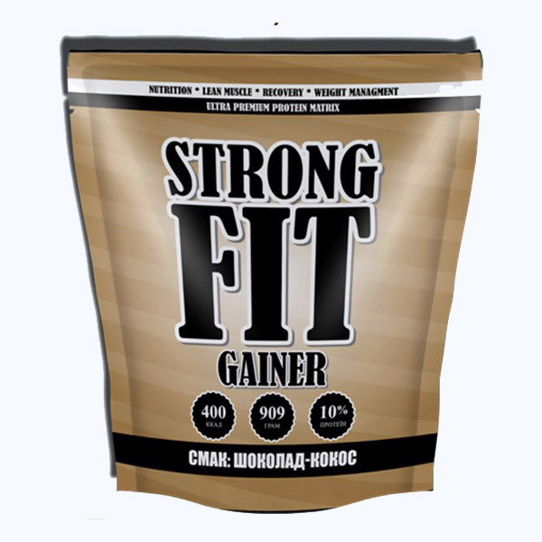 Вітамінний Strong FIT Gainer 10% protein 909 р
