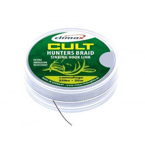Повідцевий матеріал Climax CULT Hunter's Braid camou 0.45 mm 45 lbs, 20 kg 20 m.