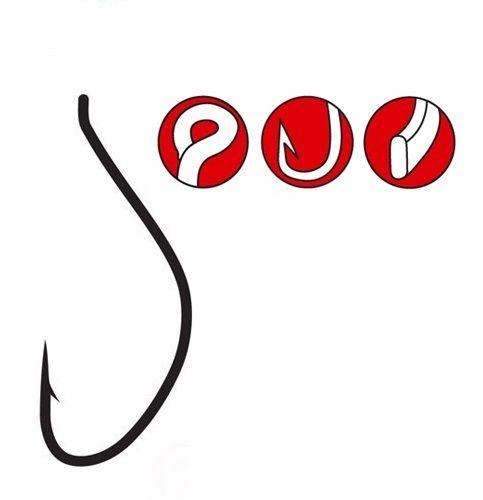 Гачок GAMAKATSU C12U/B №16 (UPEYE-BRONZE) 25шт, фото 1