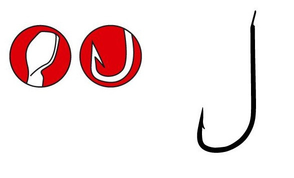 Гачок GAMAKATSU G-BAIT BLOODWORM № 24, 10шт, фото 1