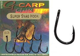 Гачок GAMAKATSU G-CARP SUPER SNAG №01 10шт, фото 1