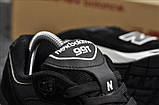 Кросівки New Balance 991 Black White 44, 45 розмір, фото 4