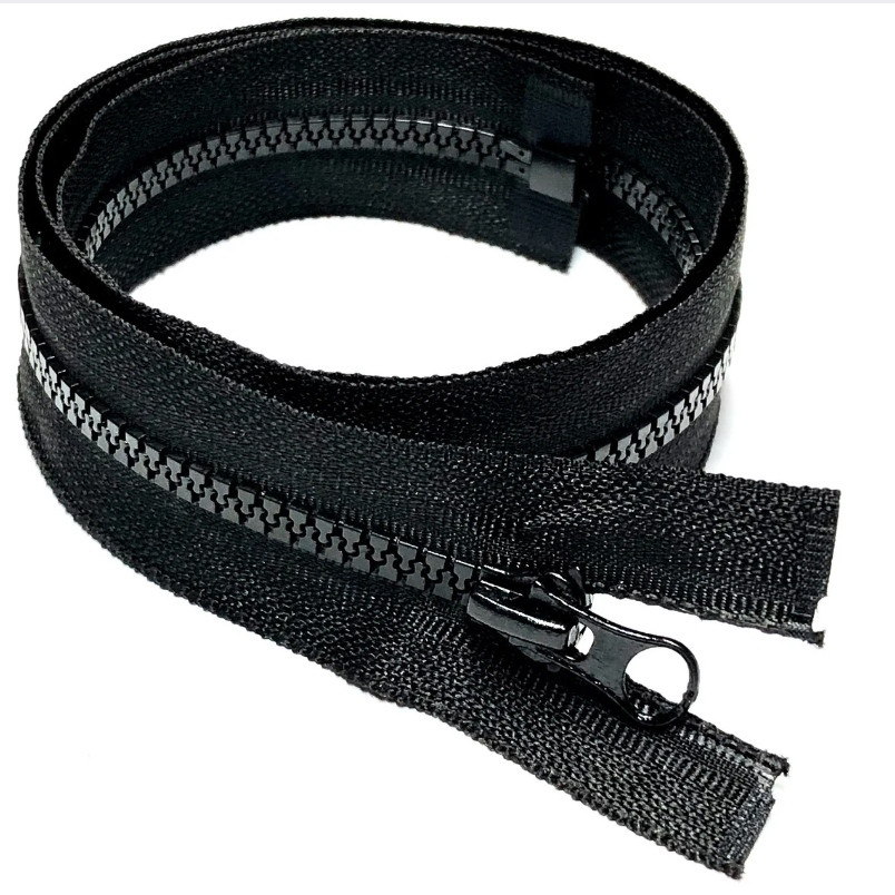 Блискавка тракторна чорна 60 см.