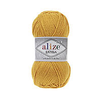 Пряжа Alize Extra , цвет 488 тёмно - жёлтый