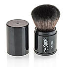 Пензлик кабуки у футлярі для пудри, рум'ян, бронзера чорна maXmaR MB-303, фото 2