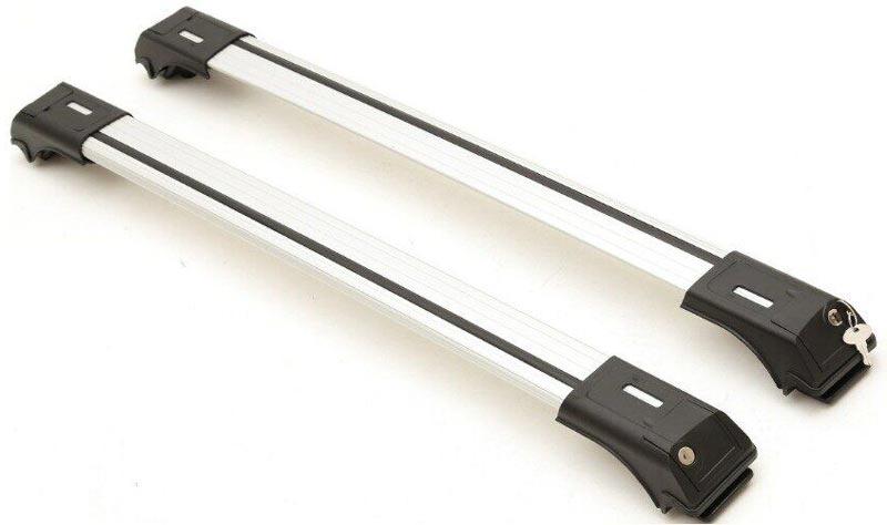 Багажник Chery Kimo 2008- cірий на рейлінги Erkul, фото 1