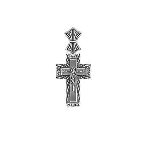 Срібний хрест з розп'яттям 7320